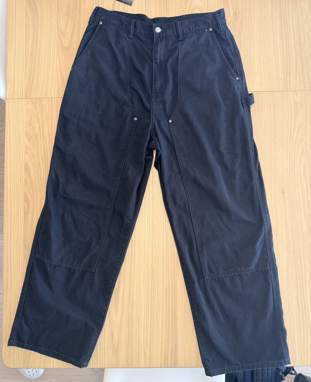 thisisneverthat thisneverthat Denim Double Knee Pant Black size L Size US 32 / EU 48 - 3 Thumbnail