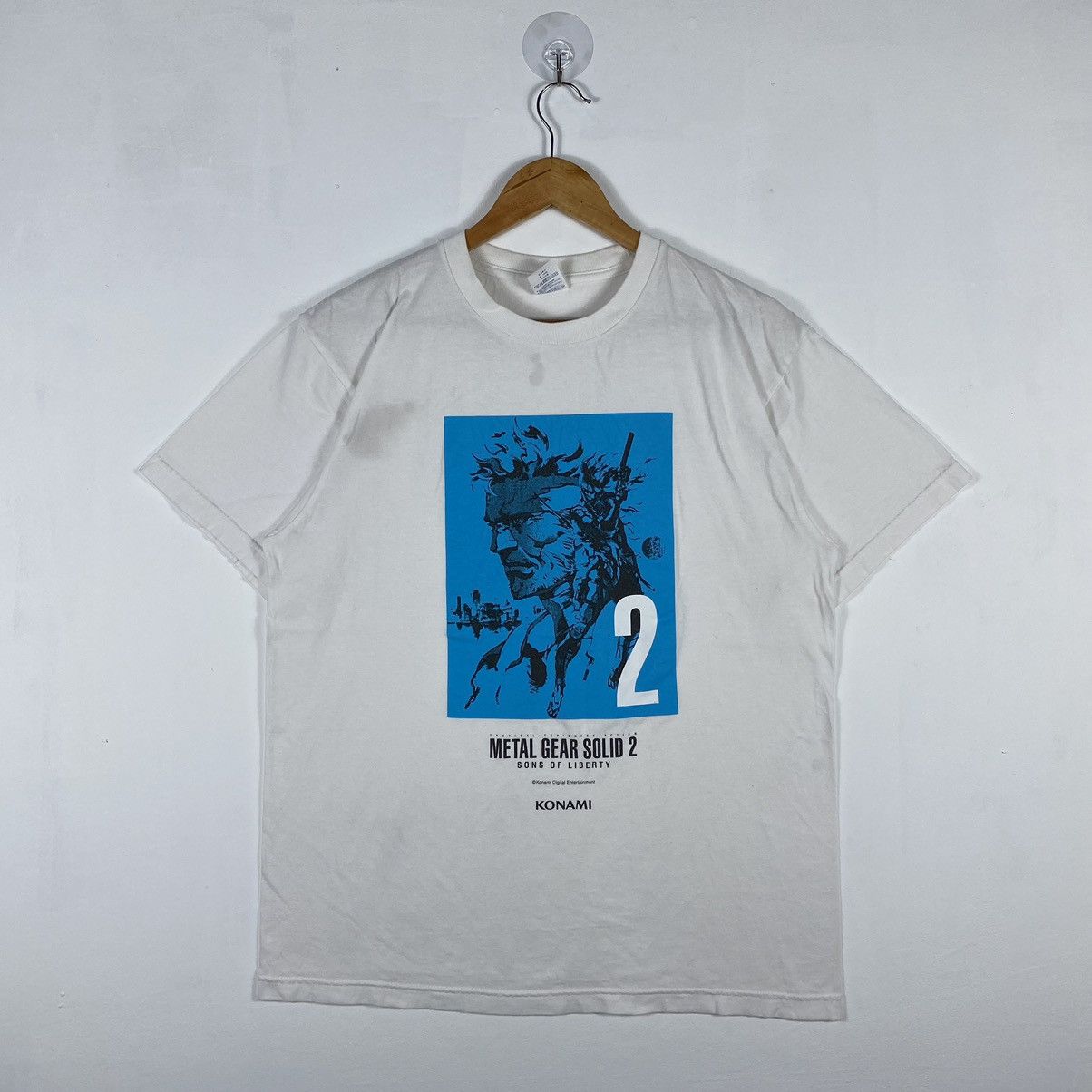 Playstation × Vintage Vintage METAL GEAR SOLID 2 Son Of Liberty Konami Game Tee Size US L / EU 52-54 / 3 - 2 Thumbnail