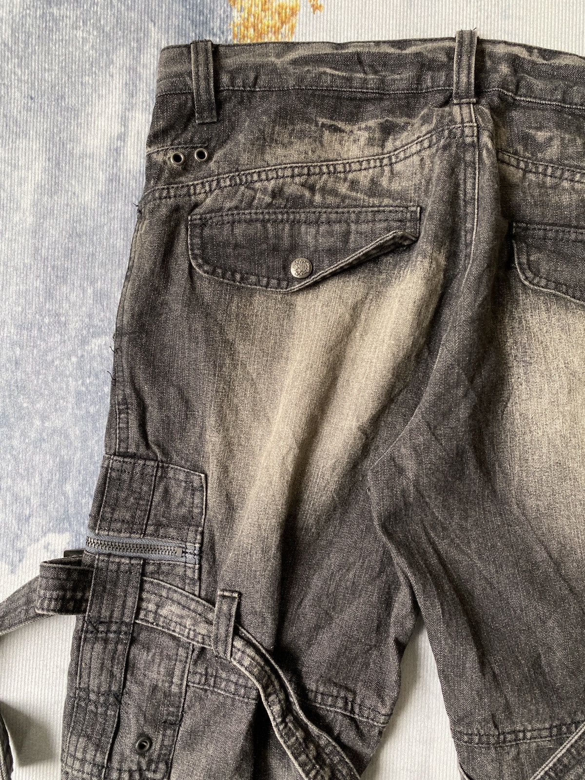 If Six Was Nine Japanese Brand Topism Bondage Flare Denim Size US 32 / EU 48 - 16 Thumbnail