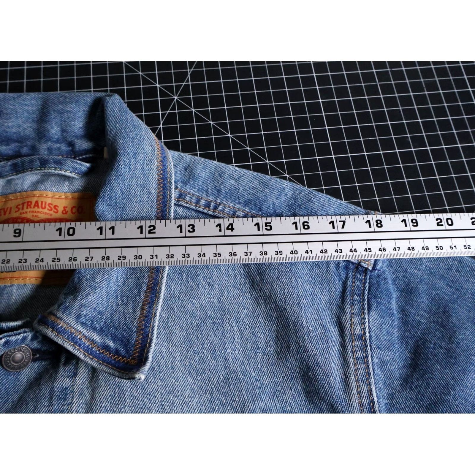 Levi's Levi's Jacket Men S Blue Relaxed Jean Western Trucker Short Button Denim 100% Cotton Casu al 3 Size US S / EU 44-46 / 1 - 7 Thumbnail