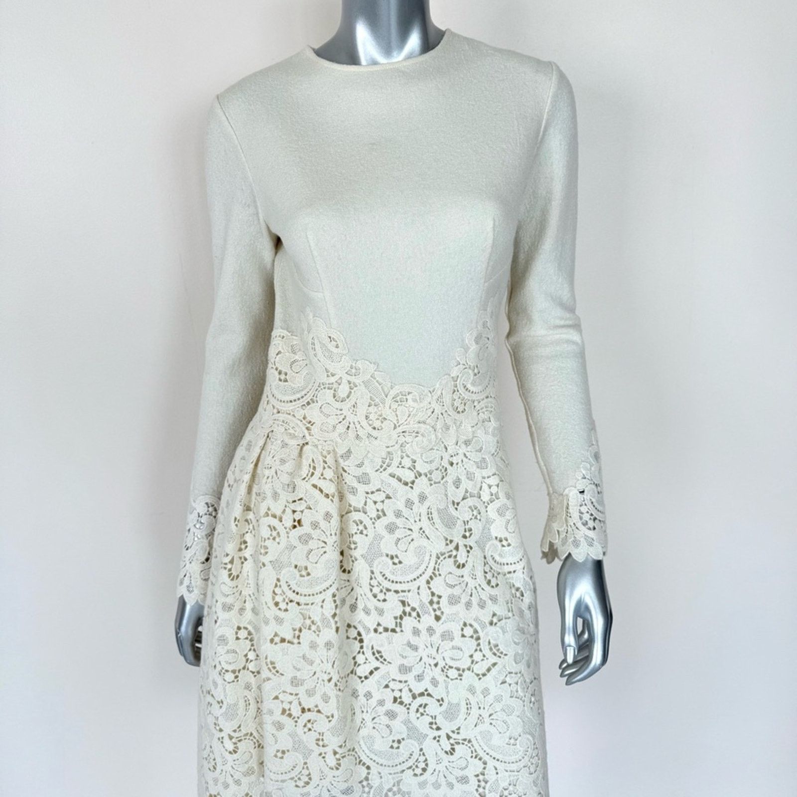 Ermanno Scervino Ermanno Scervino women wool/acrylic dress size 42 IT or 6US Size M / US 6-8 / IT 42-44 - 2 Thumbnail