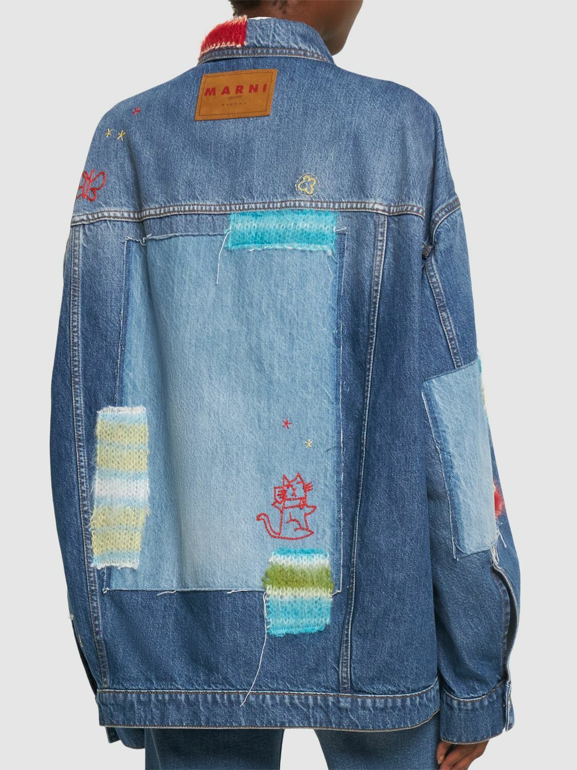 Marni oc11z0525 Cotton Denim Jacket in Blue Size M / US 6-8 / IT 42-44 - 5 Thumbnail