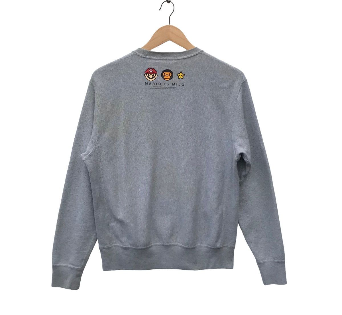 Bape Bape x Mario Baby Milo Crewneck Size US S / EU 44-46 / 1 - 12 Thumbnail