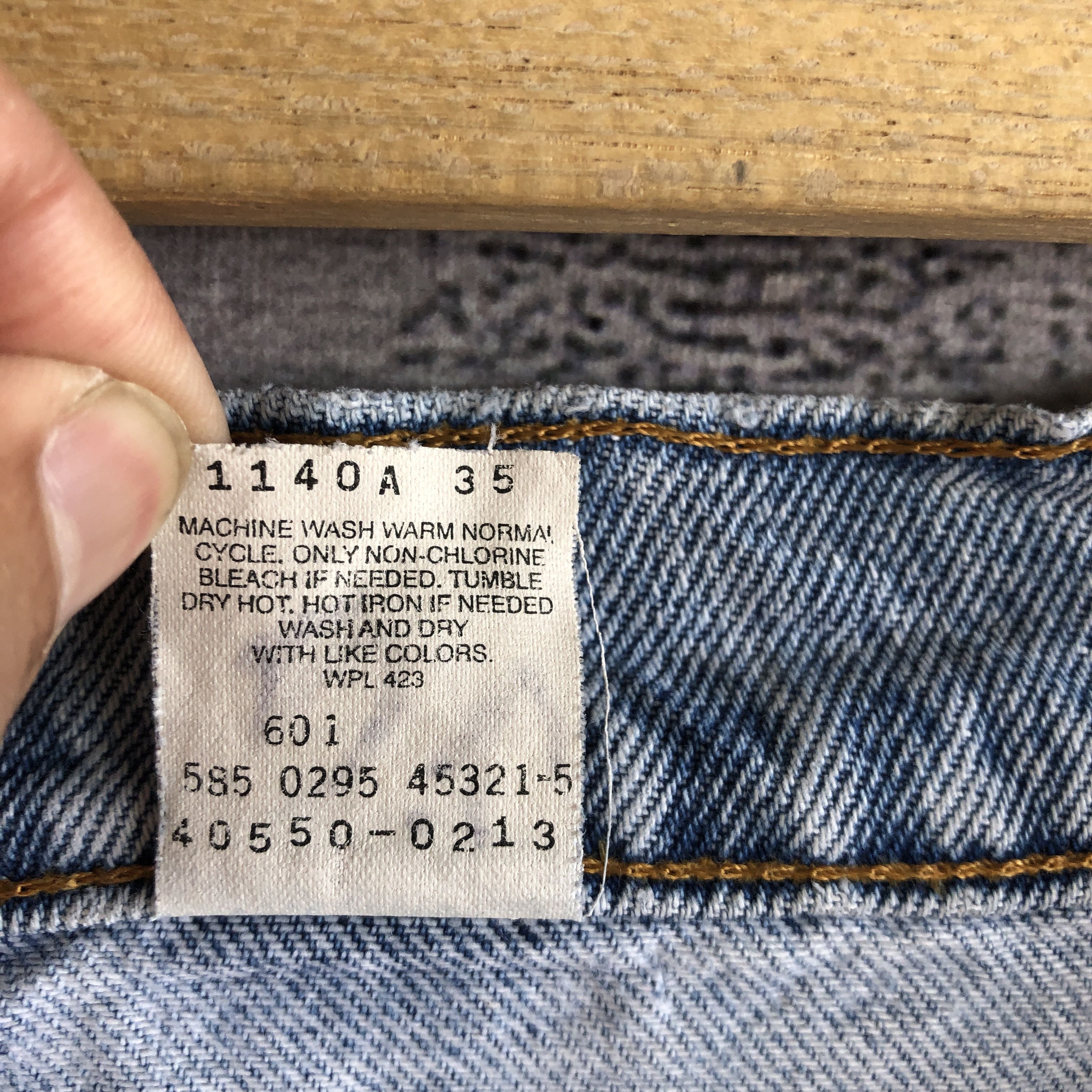 Levi's Vintage Levis Orange Tab Jeans Levis 550 Light Wash Denim Size US 32 / EU 48 - 10 Thumbnail