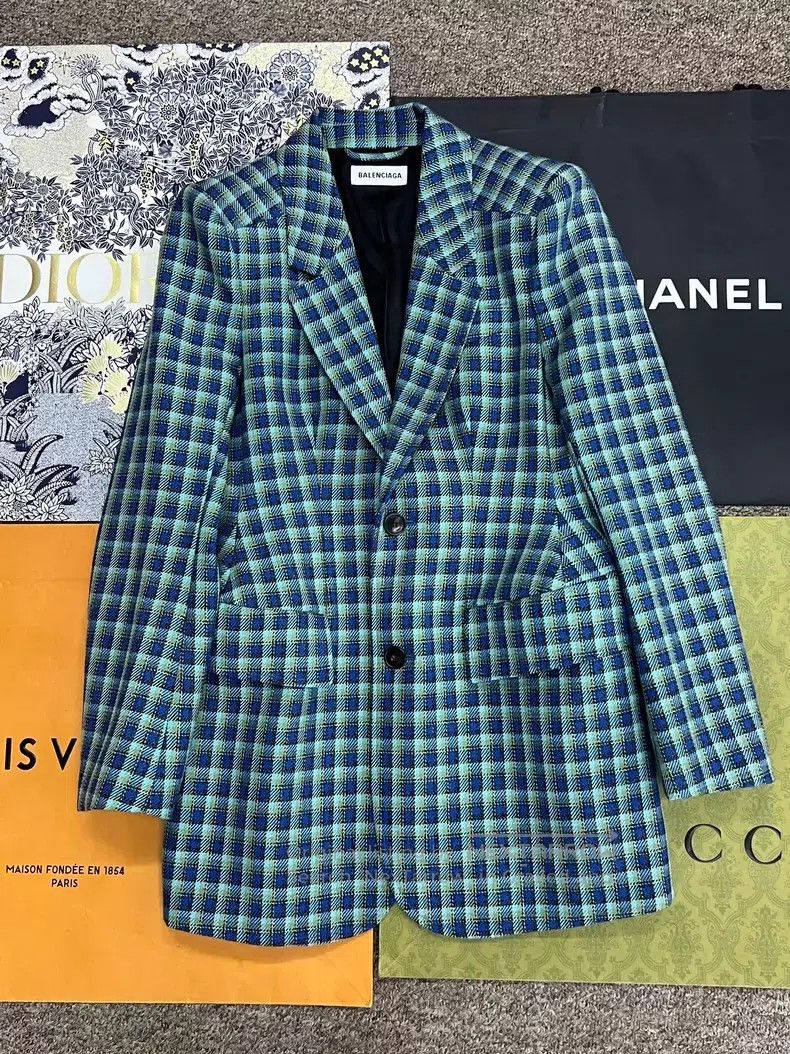 Balenciaga Balenciaga Color-block personalized blazer Size XS / US 0-2 / IT 36-38 - 1 Thumbnail