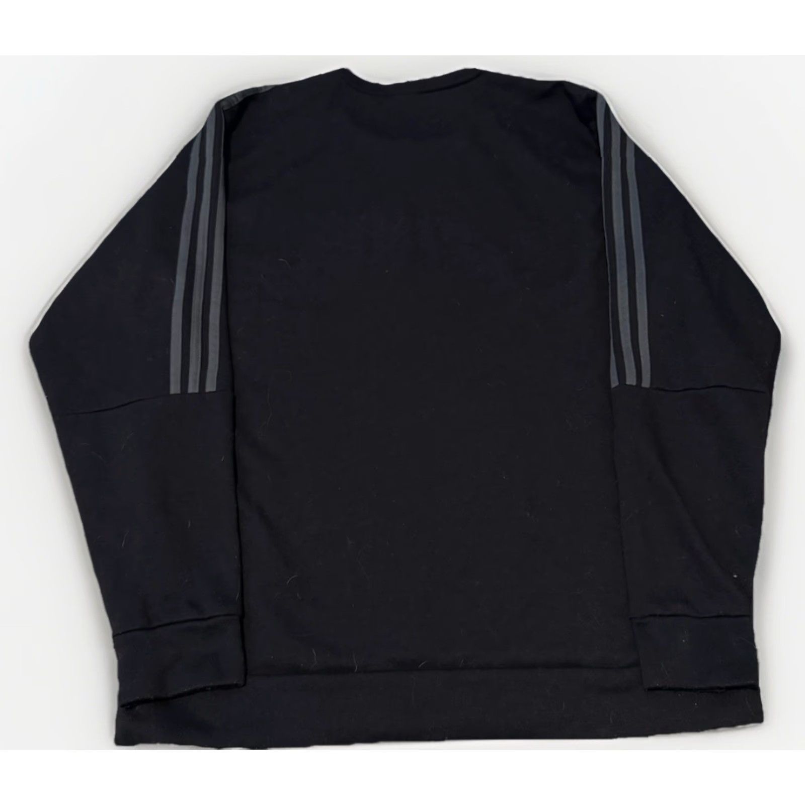 Adidas Adidas Sportswear Sweatshirt Center Logo Black Grey Adult XL Men Size US XL / EU 56 / 4 - 2 Thumbnail