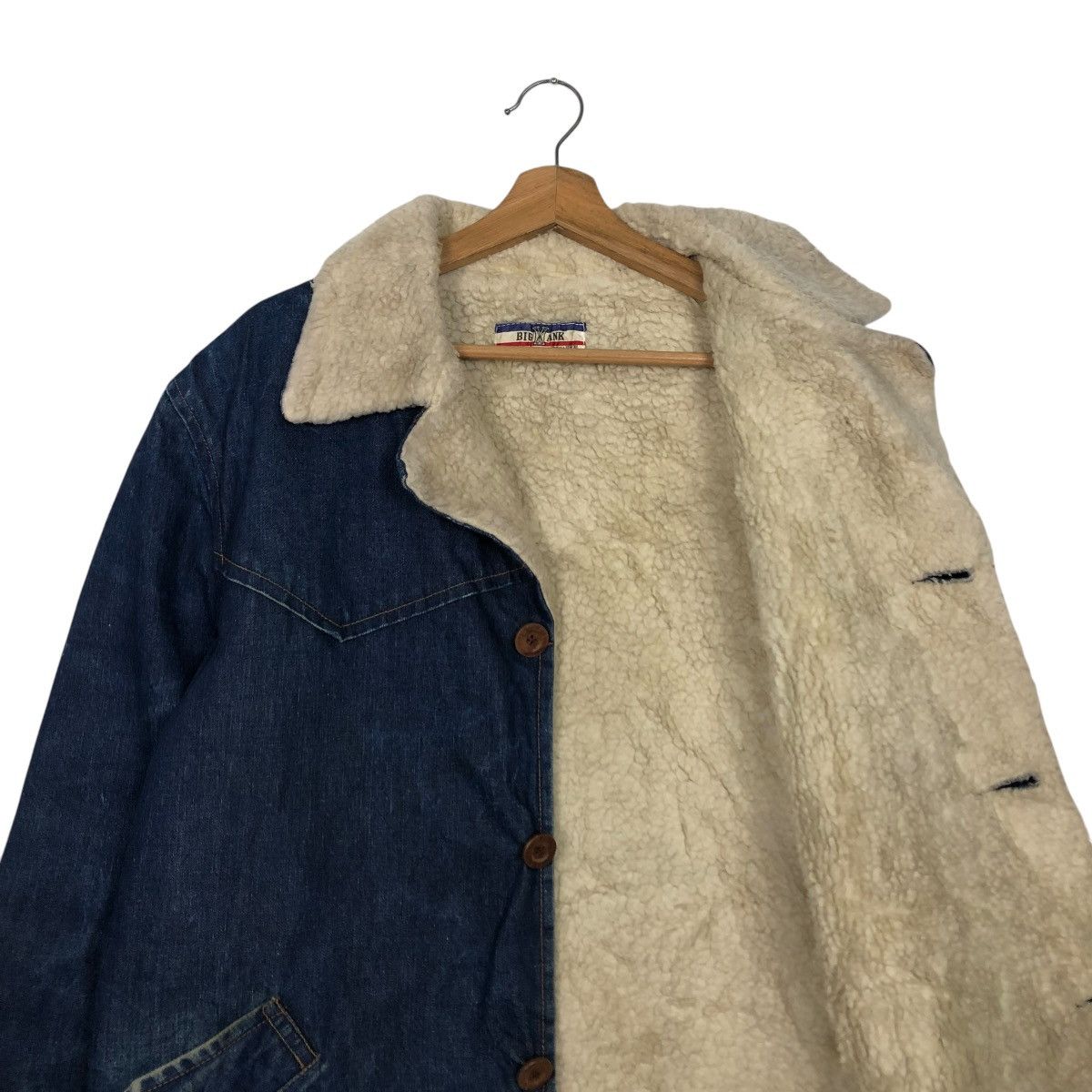 Japanese Brand 🔥VINTAGE CHORE DENIM JACKET BLANKET BIG X ANK ISSEY MIYAKE Size US L / EU 52-54 / 3 - 14 Thumbnail