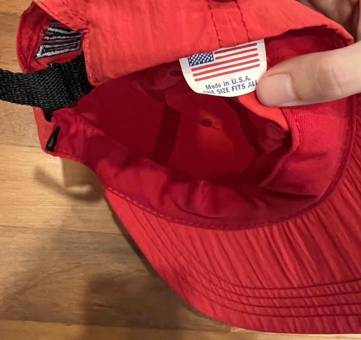 DKNY × Vintage Vintage 1990s DKNY USA Made in USA Nylon Cap Size ONE SIZE - 3 Thumbnail