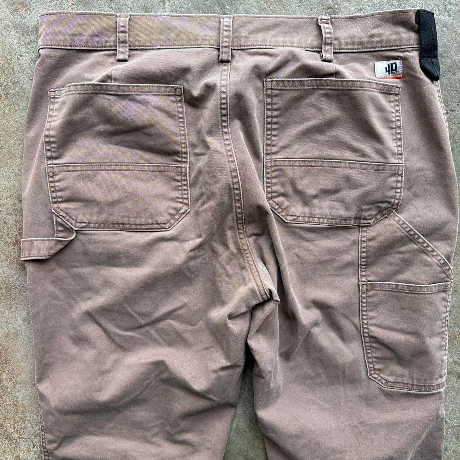 Duluth Trading Company Brown Duluth Trading Carpenter Workwear Pants Size US 36 / EU 52 - 4 Thumbnail