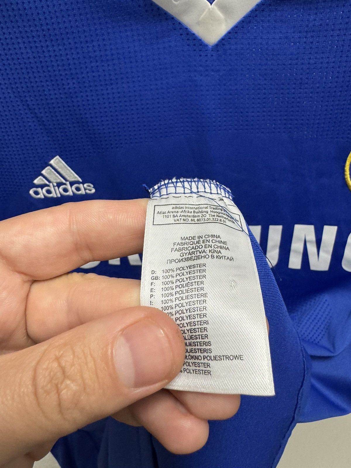 Adidas Chelsea adidas vintage soccer jersey Xl Samsung 09/10 APL Size US XL / EU 56 / 4 - 7 Thumbnail