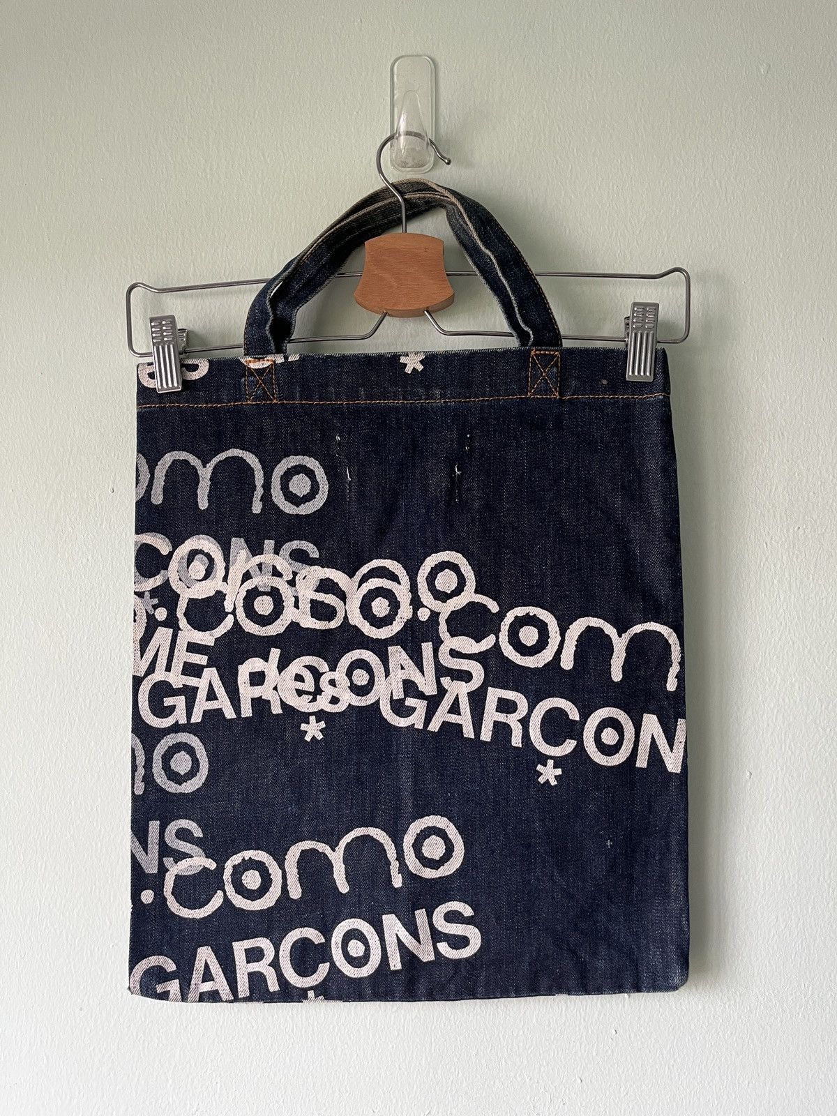 10 Corso Como × Comme des Garcons Comme des Garçons x 10 Corso Como Denim Tote Bag Size ONE SIZE - 3 Thumbnail