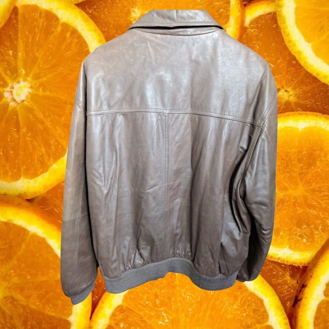 Other St. John's Bay Leather Bomber Jacket Full Zip Brown XL Size US XL / EU 56 / 4 - 6 Thumbnail