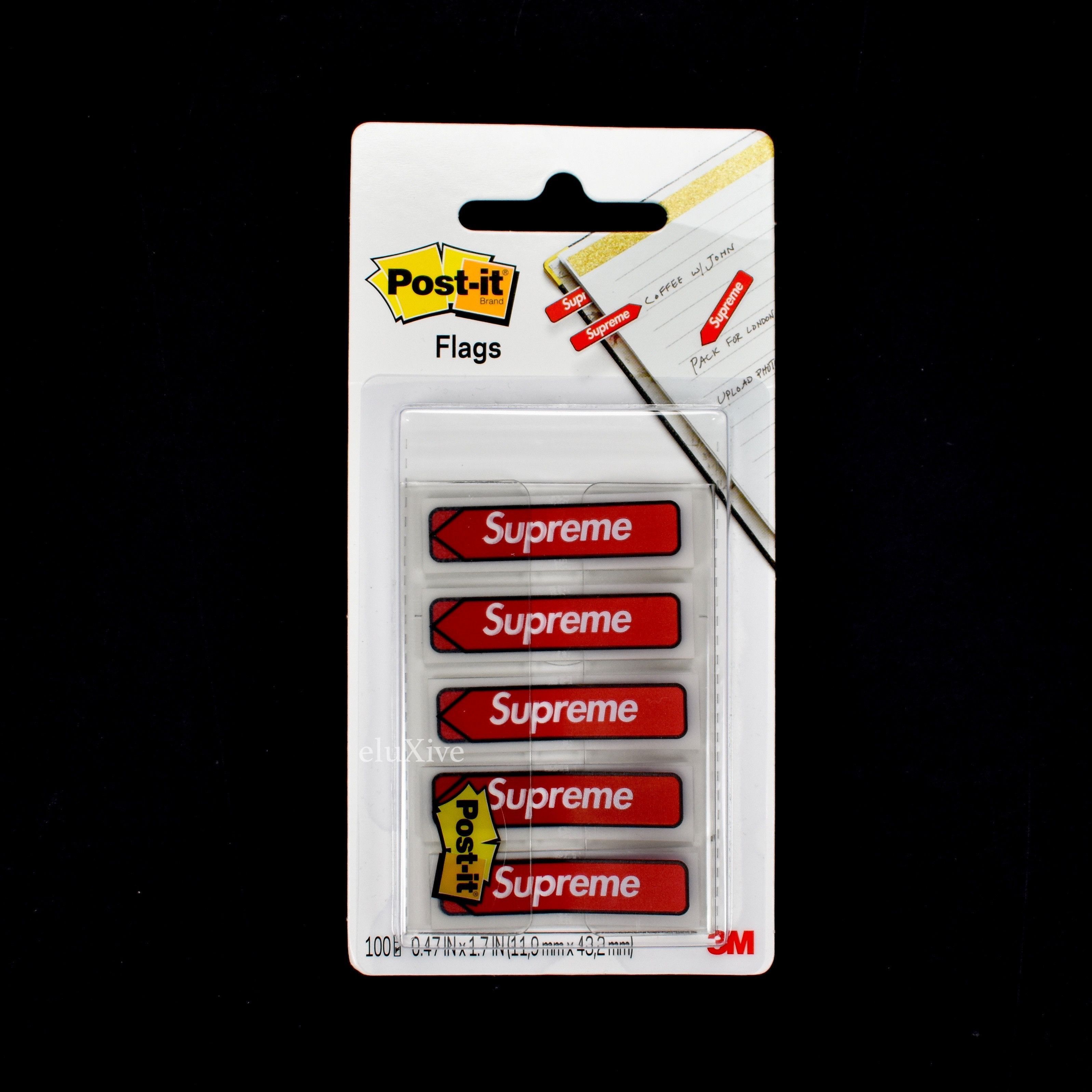 Supreme Supreme Red Box Logo Post It Flags DS Size ONE SIZE - 1 Preview