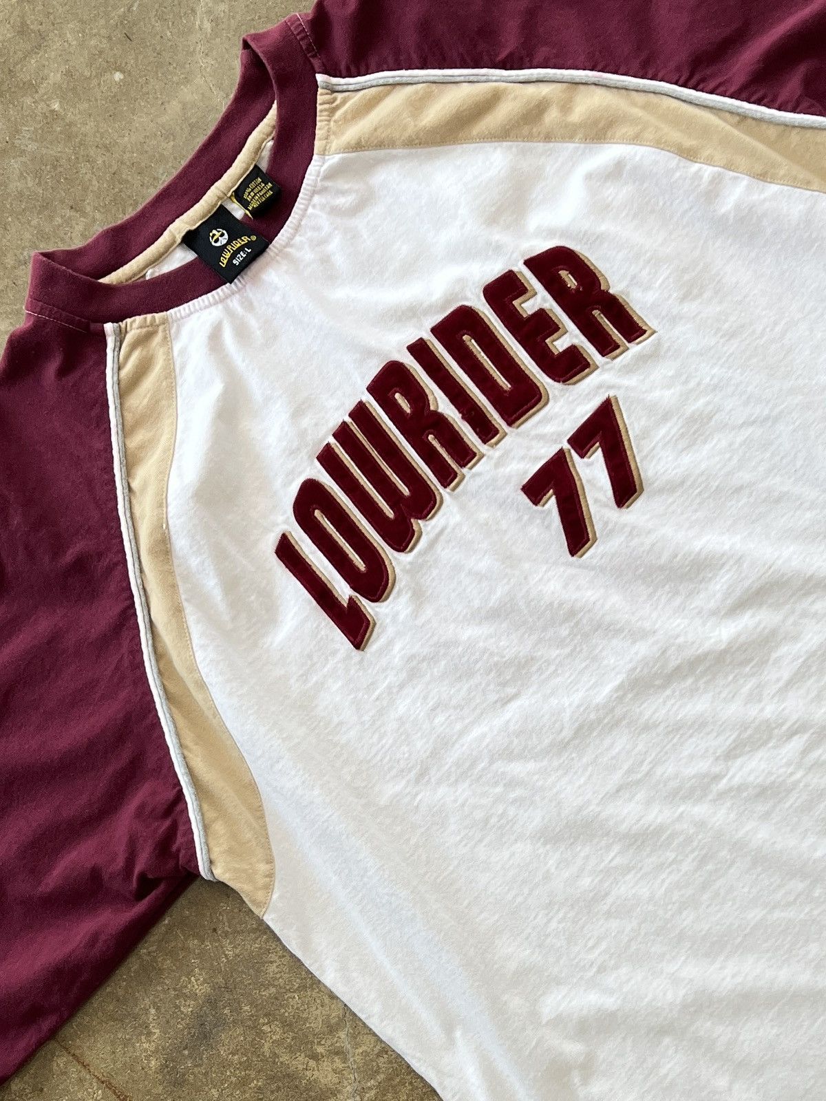 Vintage Vintage Lowrider 77 Jersey Style Tee Large Size US L / EU 52-54 / 3 - 1 Thumbnail