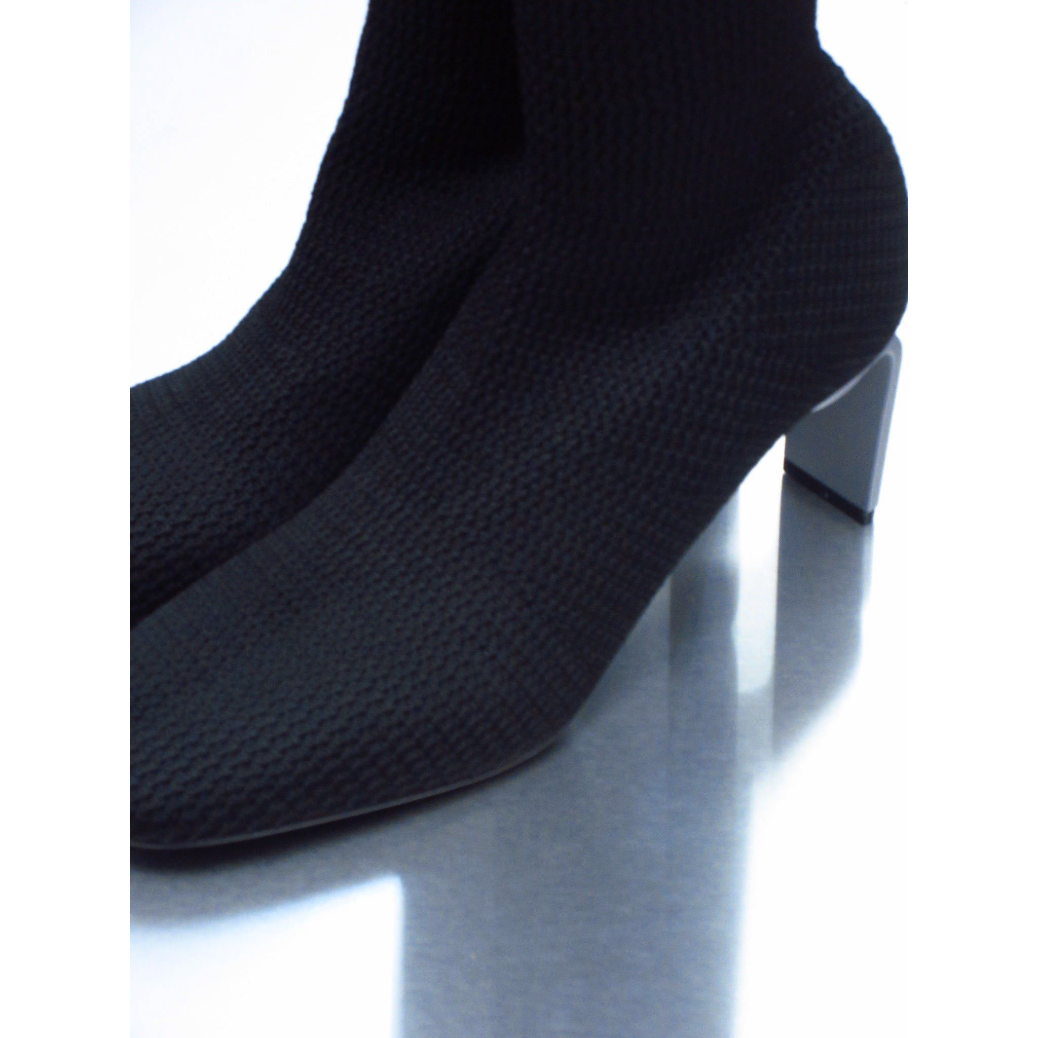Jil Sander JIL SANDER FW19 Knit Sock Heeled Boots Size US 9 / IT 39 - 3 Thumbnail