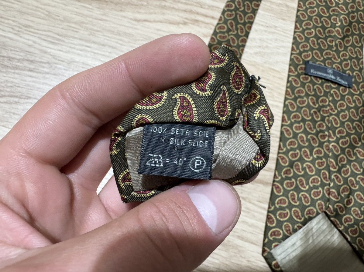 Designer × Ermenegildo Zegna × Vintage Ermenegildo Zegna tie Size ONE SIZE - 4 Thumbnail
