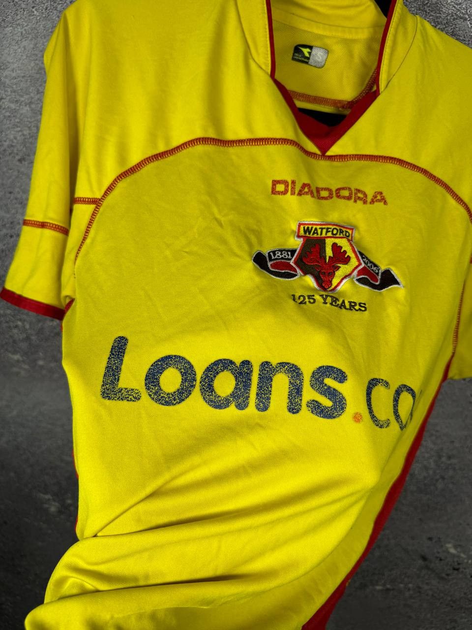 Diadora Vintage Watford 2006/07 Diadora 125th Anniversary Jersey Size US S / EU 44-46 / 1 - 8 Thumbnail