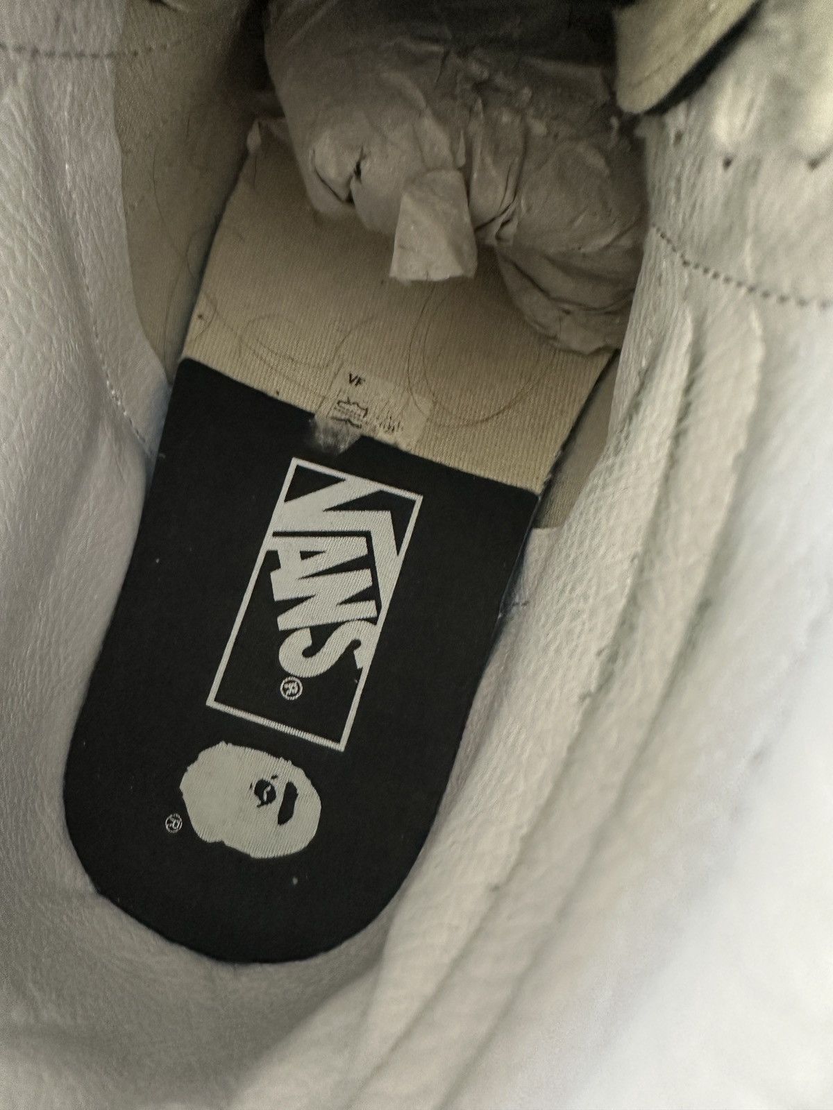 Bape × Vans BAPE VANS SK-8 HI BLACK SIZE 9.5 Size US 9.5 / EU 42-43 - 11 Thumbnail