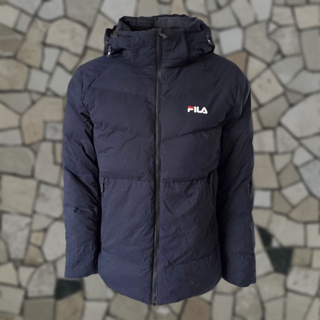 Fila FILA Down Puffer Jacket • Navy • Hooded • Full Zip • Men’s M Size US M / EU 48-50 / 2 - 1 Thumbnail