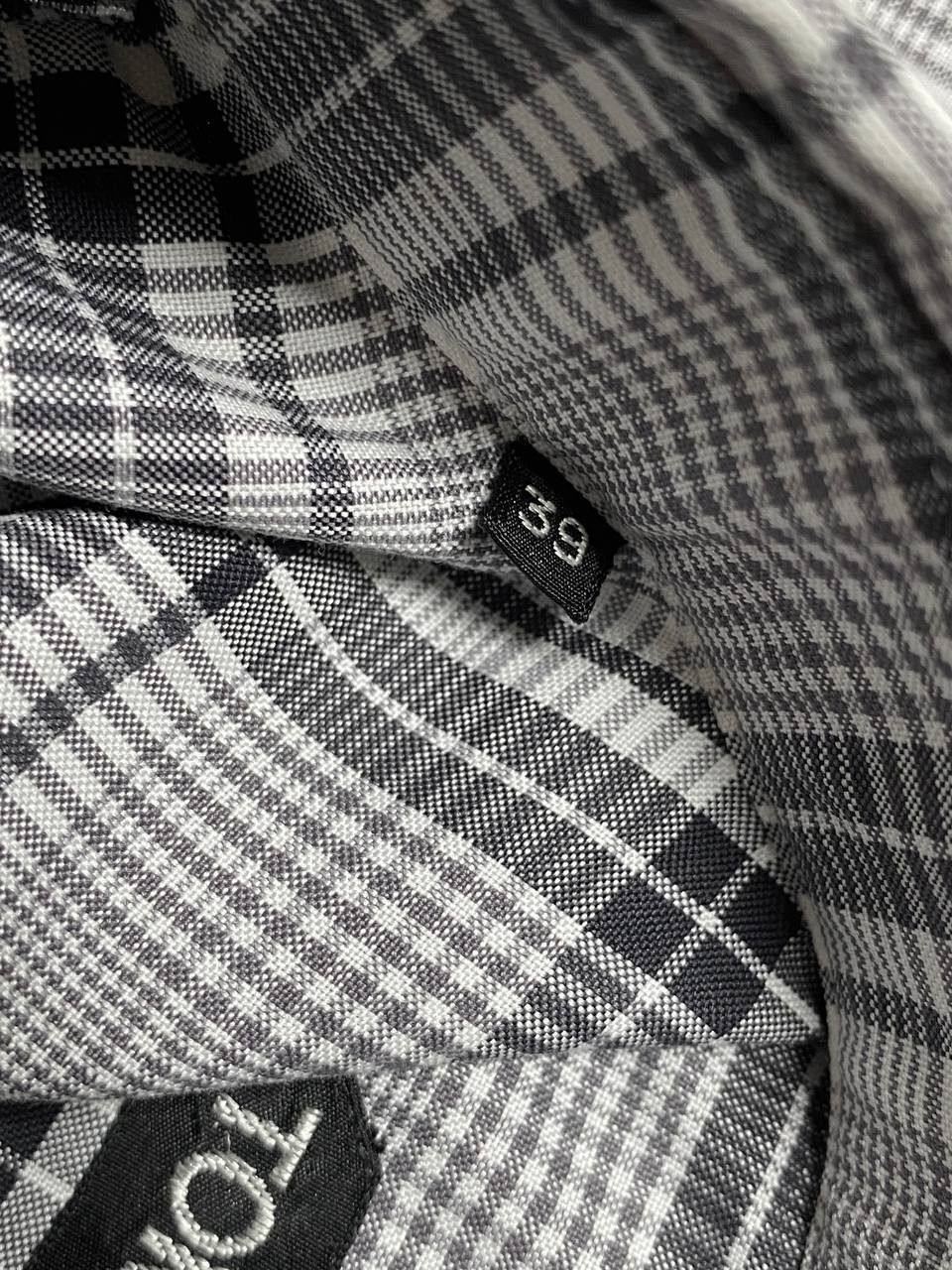 Tom Ford Tom Ford Classic Casual Check Grey Shirt Size US M / EU 48-50 / 2 - 7 Thumbnail