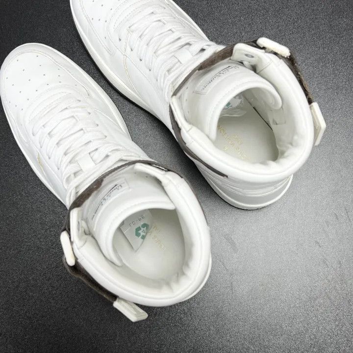 Louis Vuitton Louis Vuitton White High-Top Sneakers -2508 Size US 8 / EU 41 - 2 Thumbnail
