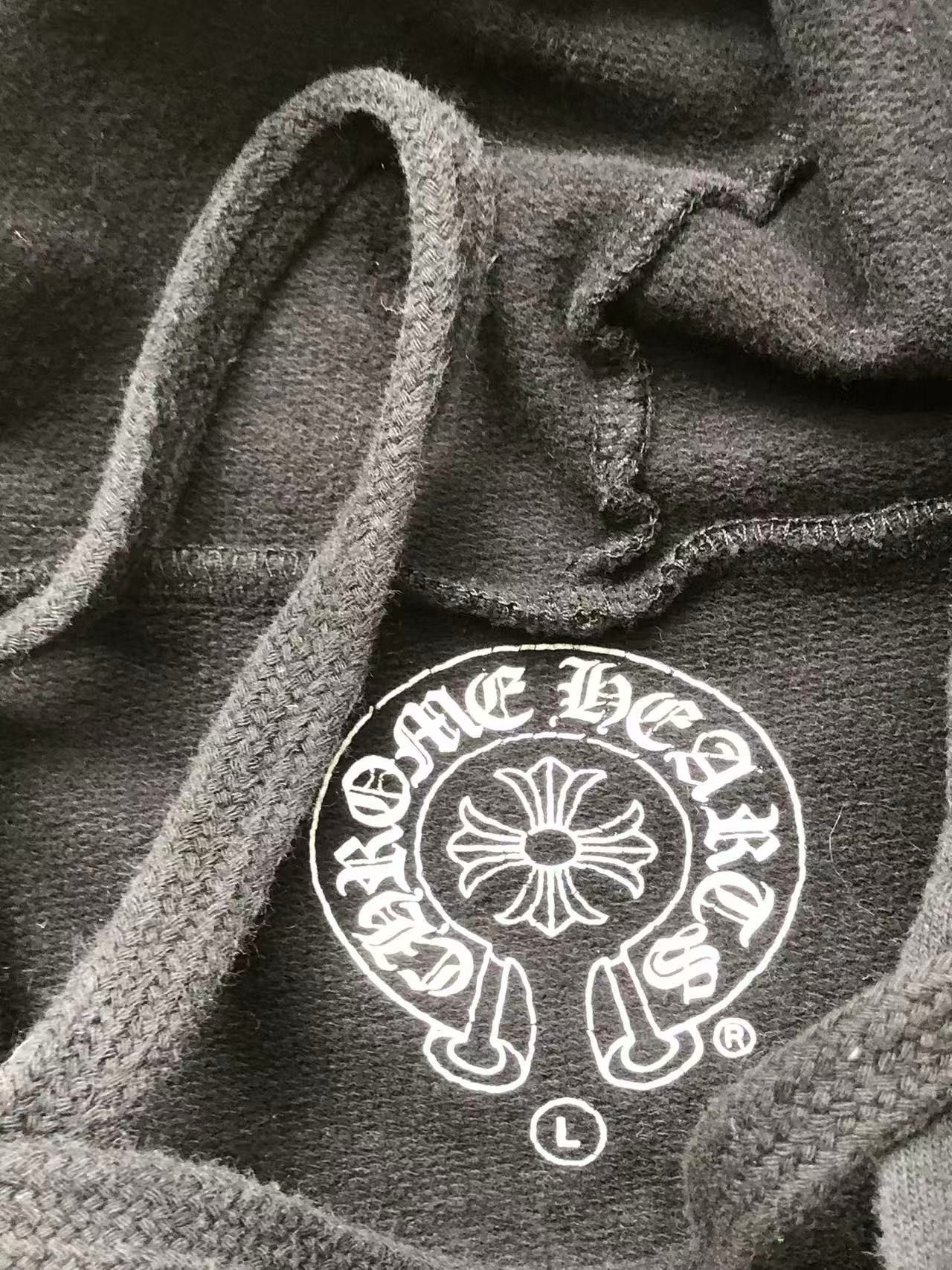 Chrome Hearts Chrome Hearts Red Horseshoe Logo Zip Up Hoodie Size M / US 6-8 / IT 42-44 - 7 Thumbnail
