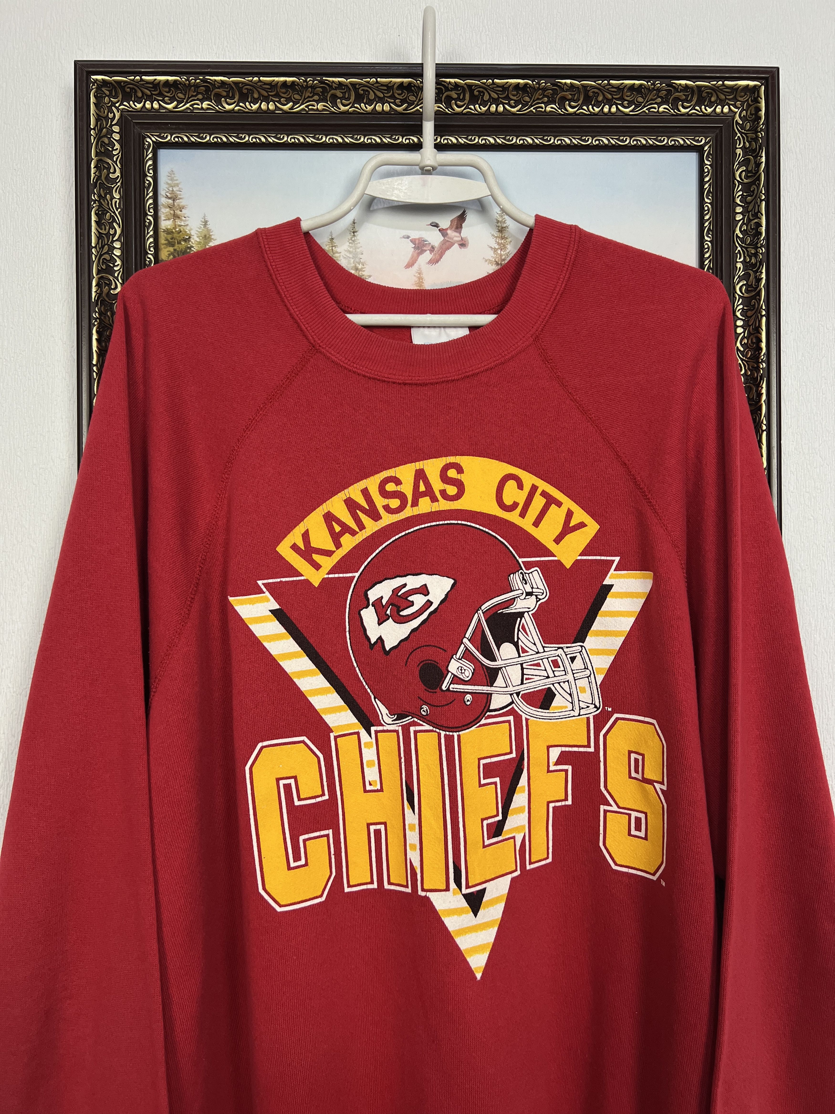 Tultex Vintage 90's Kansas City Chiefs Sweatshirt Crewneck NFL Rare Size US XL / EU 56 / 4 - 2 Thumbnail