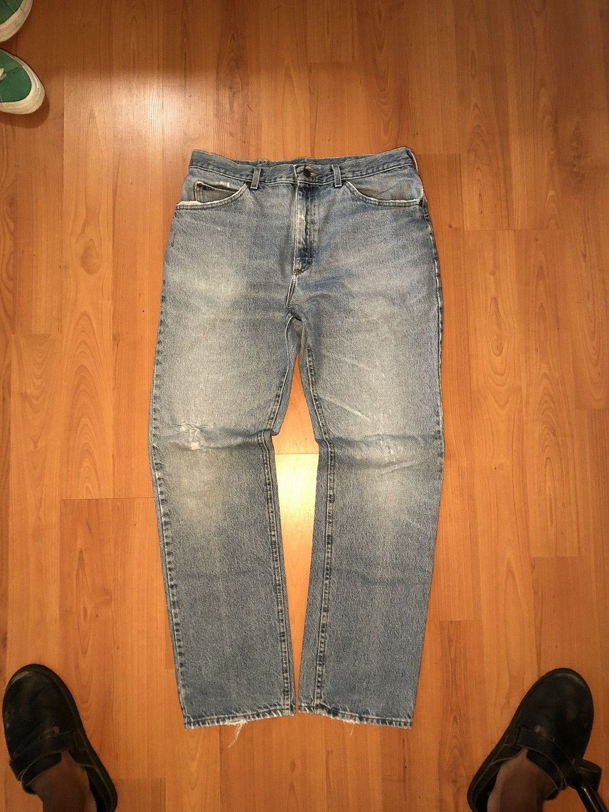 Lee Lee Straight-Leg Jeans Medium Wash Denim W32 L32 Size US 32 / EU 48 - 1 Thumbnail