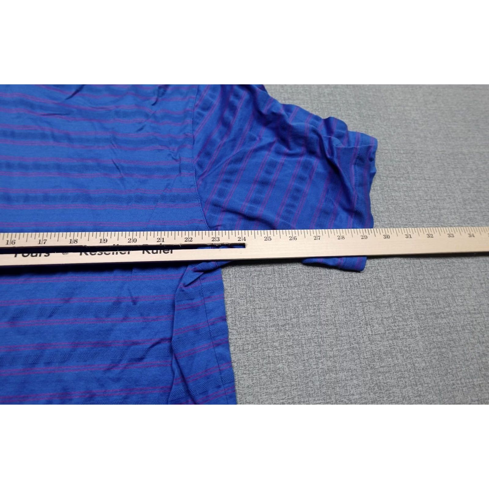 Nike Vintage Nike Tiger Woods Polo Mens XL Blue Stripe Short Sleeve Shirt Soft Size US XL / EU 56 / 4 - 6 Thumbnail