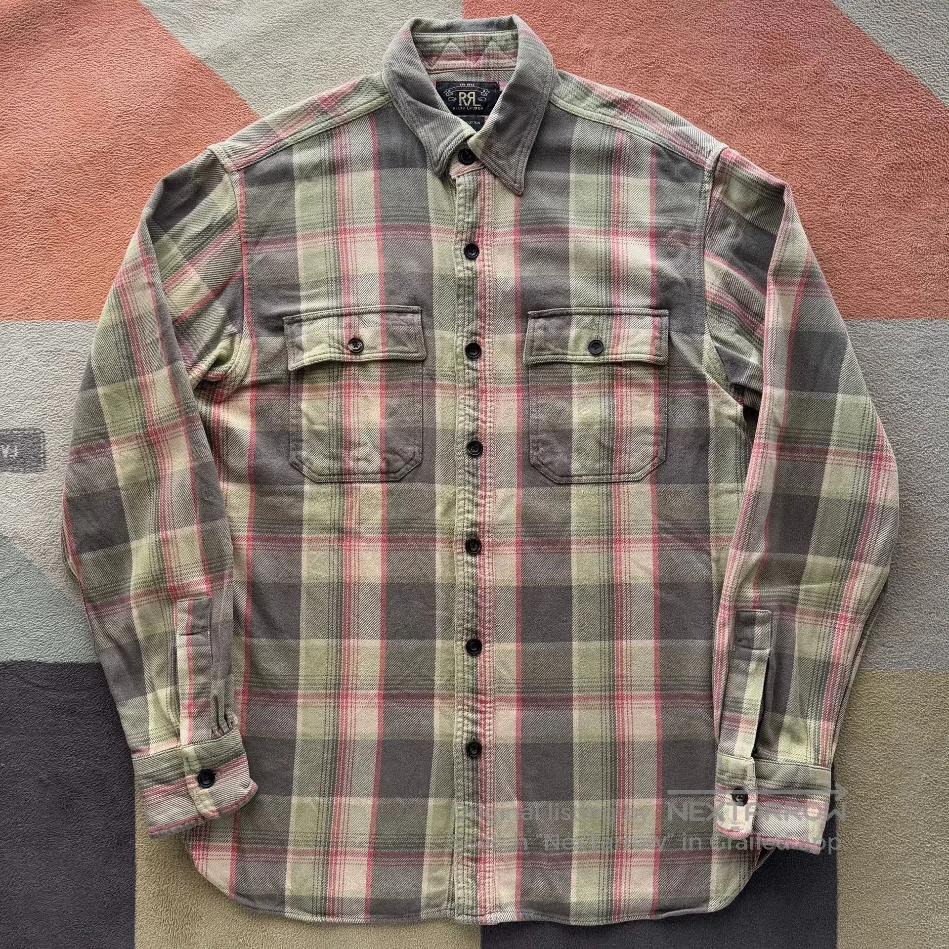 RRL Ralph Lauren RRL Ralph Lauren Double RL Thick Plaid Shirt. Size US S / EU 44-46 / 1 - 1 Thumbnail