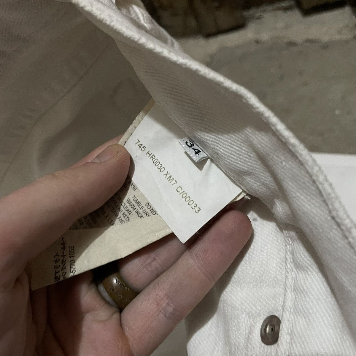Helmut Lang Rare Helmut Lang „inside out“ runway jeans Size US 34 / EU 50 - 3 Thumbnail