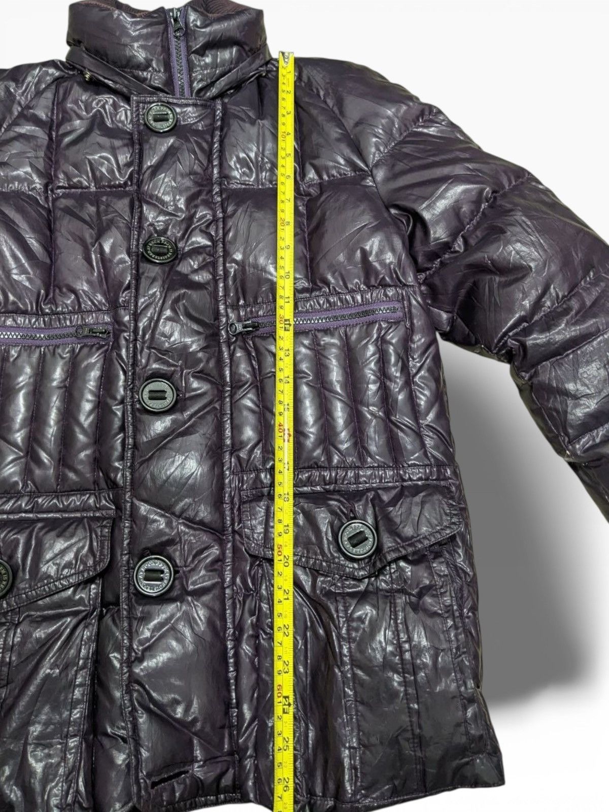 PPFM RARE PURPLE ‘PPFM IS REGISTERED AT ROCK’ PUFFER JACKET Size US S / EU 44-46 / 1 - 9 Thumbnail