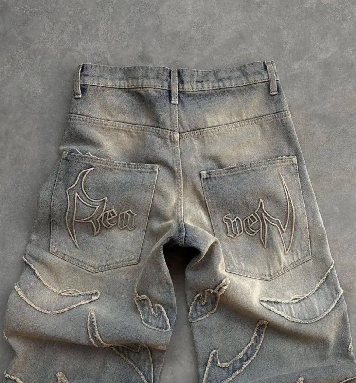 Japanese Brand × Vintage Punk straight y2k jeans Size US 34 / EU 50 - 4 Thumbnail