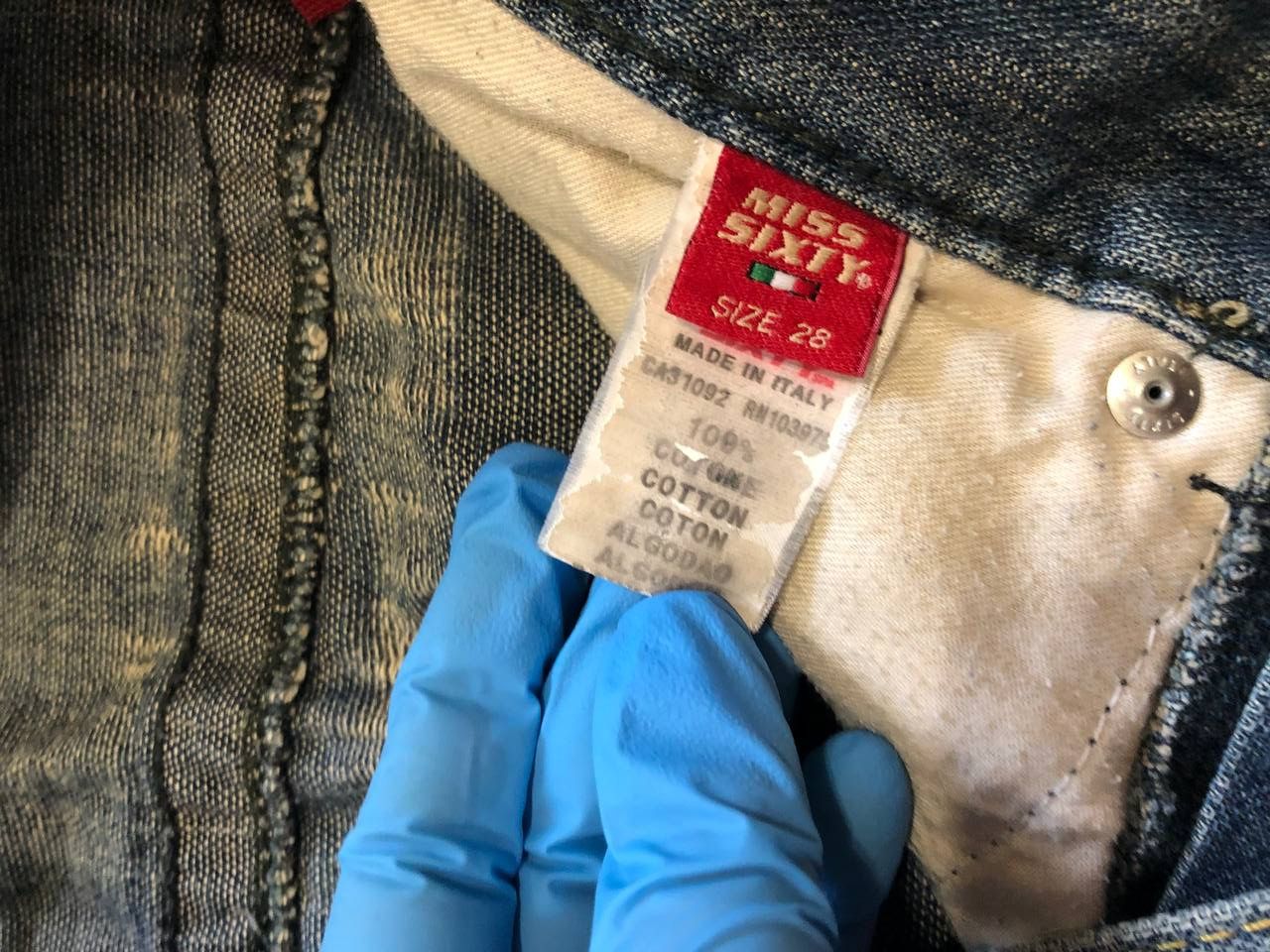Miss Sixty Vintage Miss Sixty Streetwear Denim Shorts Size 28 Size 28" / US 6 / IT 42 - 2 Thumbnail