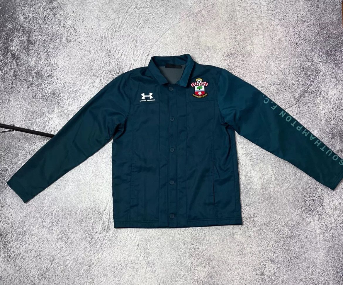 Under Armour MENS SOCCER JACKET SIZE S UNDER ARMOUR FC SOUTHAMPTON Jacket Size US S / EU 44-46 / 1 - 1 Thumbnail