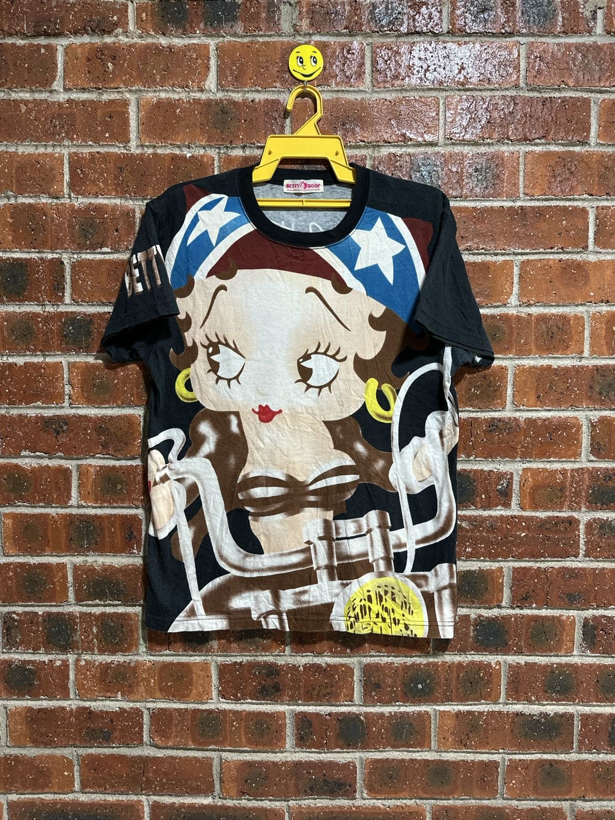 Cartoon Network × Vintage Vintage Betty Boop OverPrint Faded Tee Size US M / EU 48-50 / 2 - 1 Thumbnail