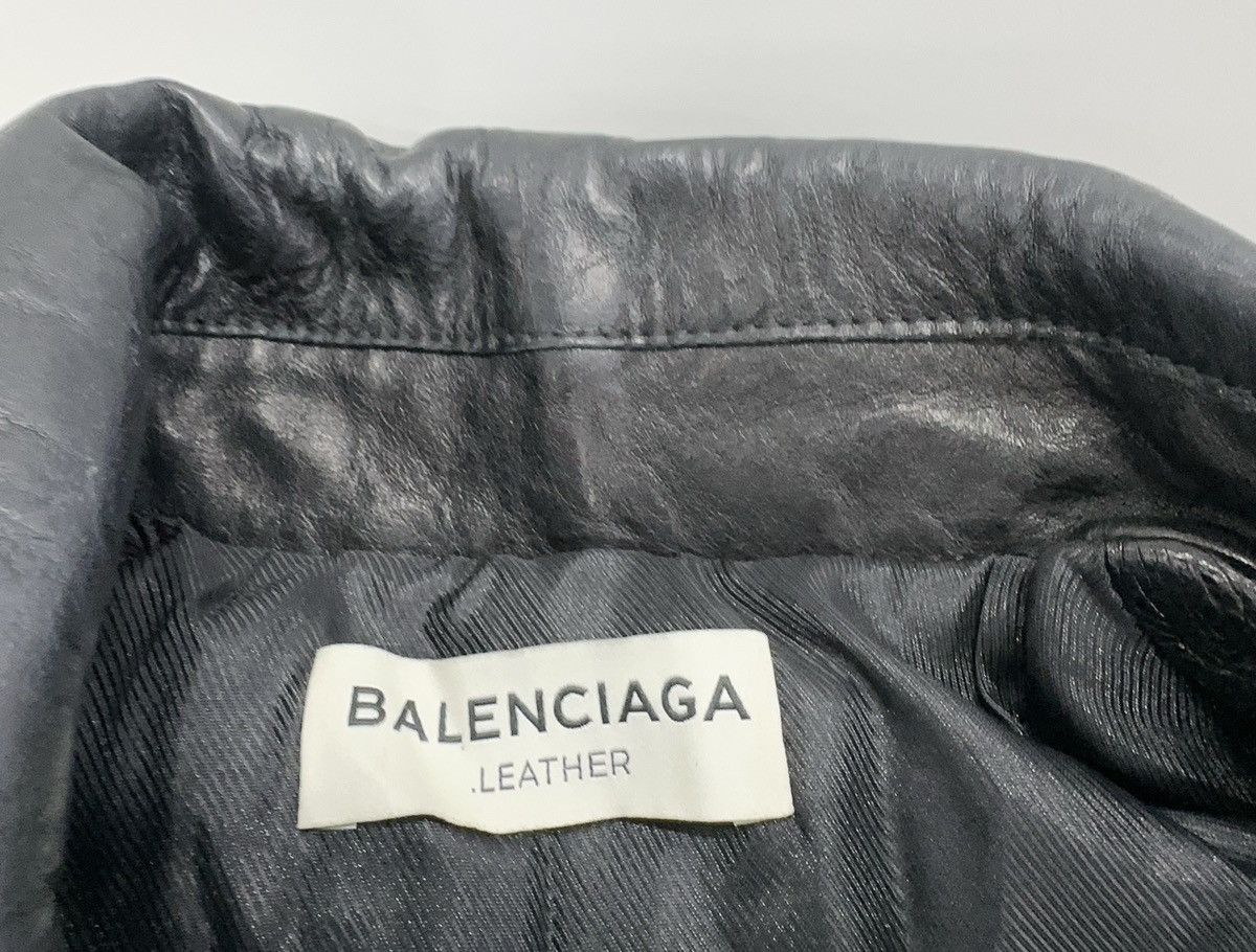Balenciaga Balenciaga leather moto jacket Size XS / US 0-2 / IT 36-38 - 4 Thumbnail