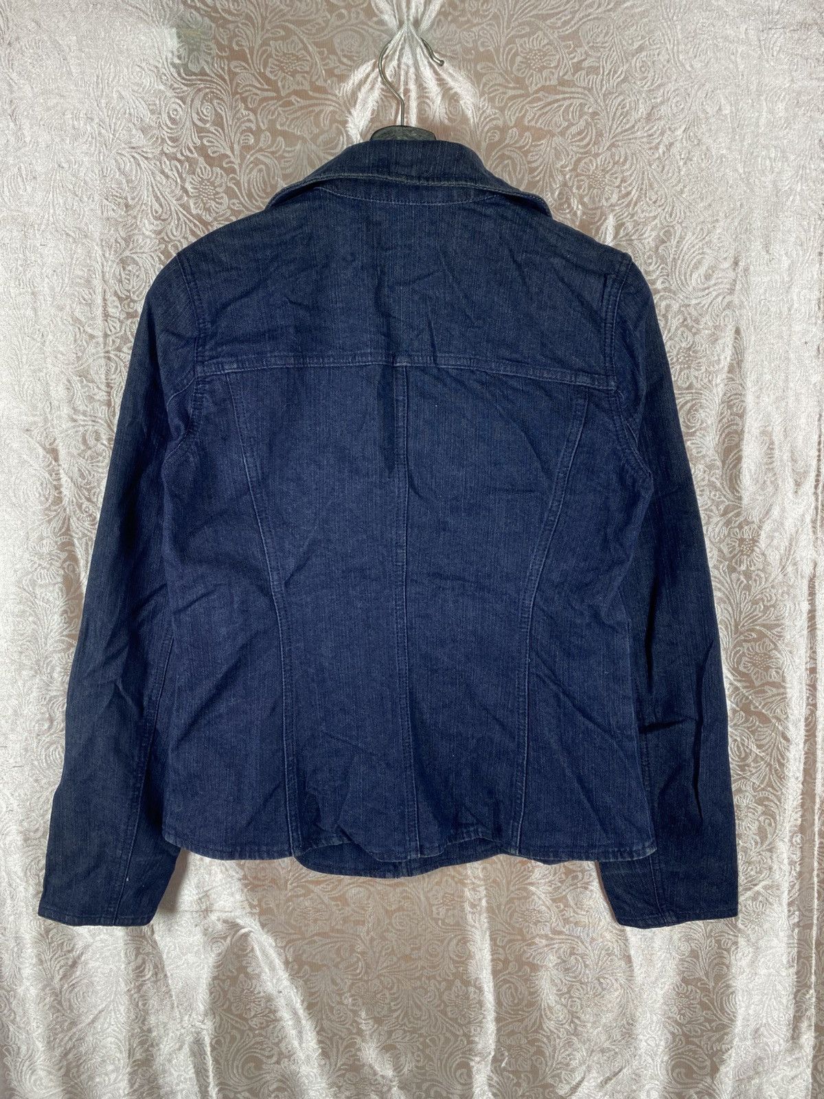Japanese Brand Dana Buchman Denim Embroidered Jacket Vintage Women Classic Size M / US 6-8 / IT 42-44 - 10 Thumbnail