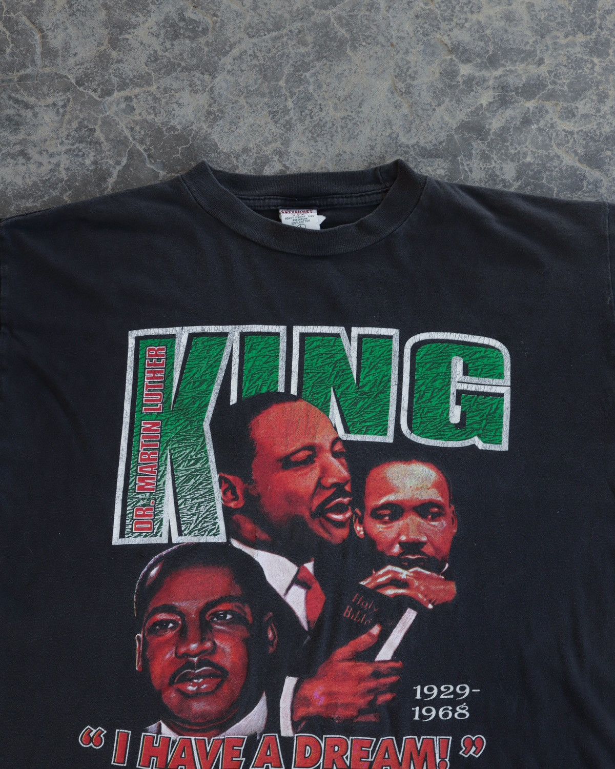 Rap Tees Vintage 1990s MLK Faded Rap Tee RARE GRAIL Size US L / EU 52-54 / 3 - 2 Thumbnail