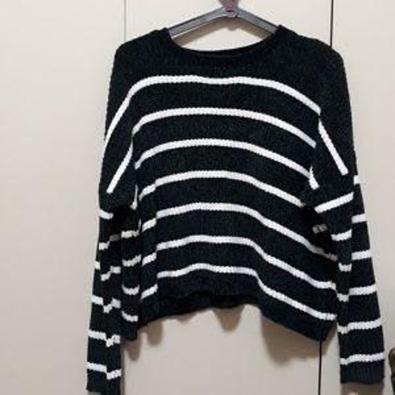 Forever 21 Forever 21 Plus | Striped Chenille Sweater | 2x Size XXL / US 16-18 / IT 52-54 - 4 Thumbnail
