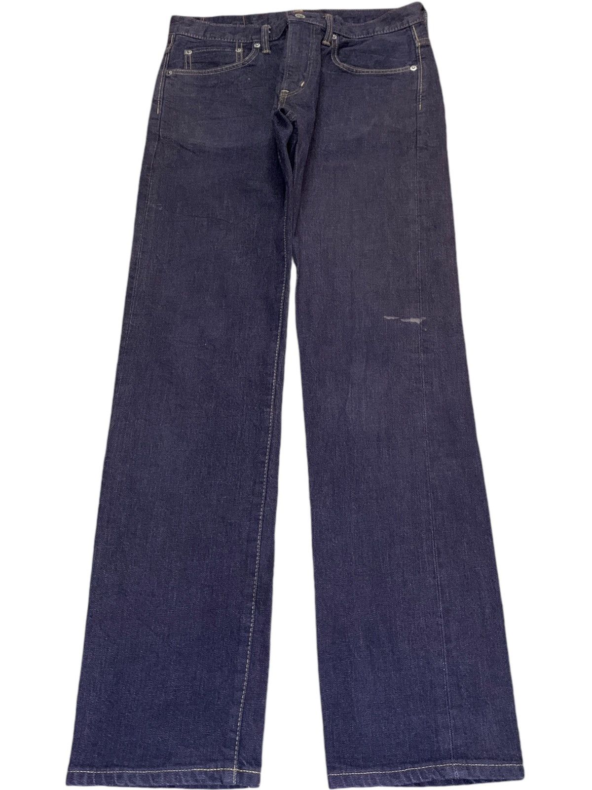 Edwin Vintage Japanese Edwin Raw Denim Selvedge Jeans Size US 31 - 2 Thumbnail