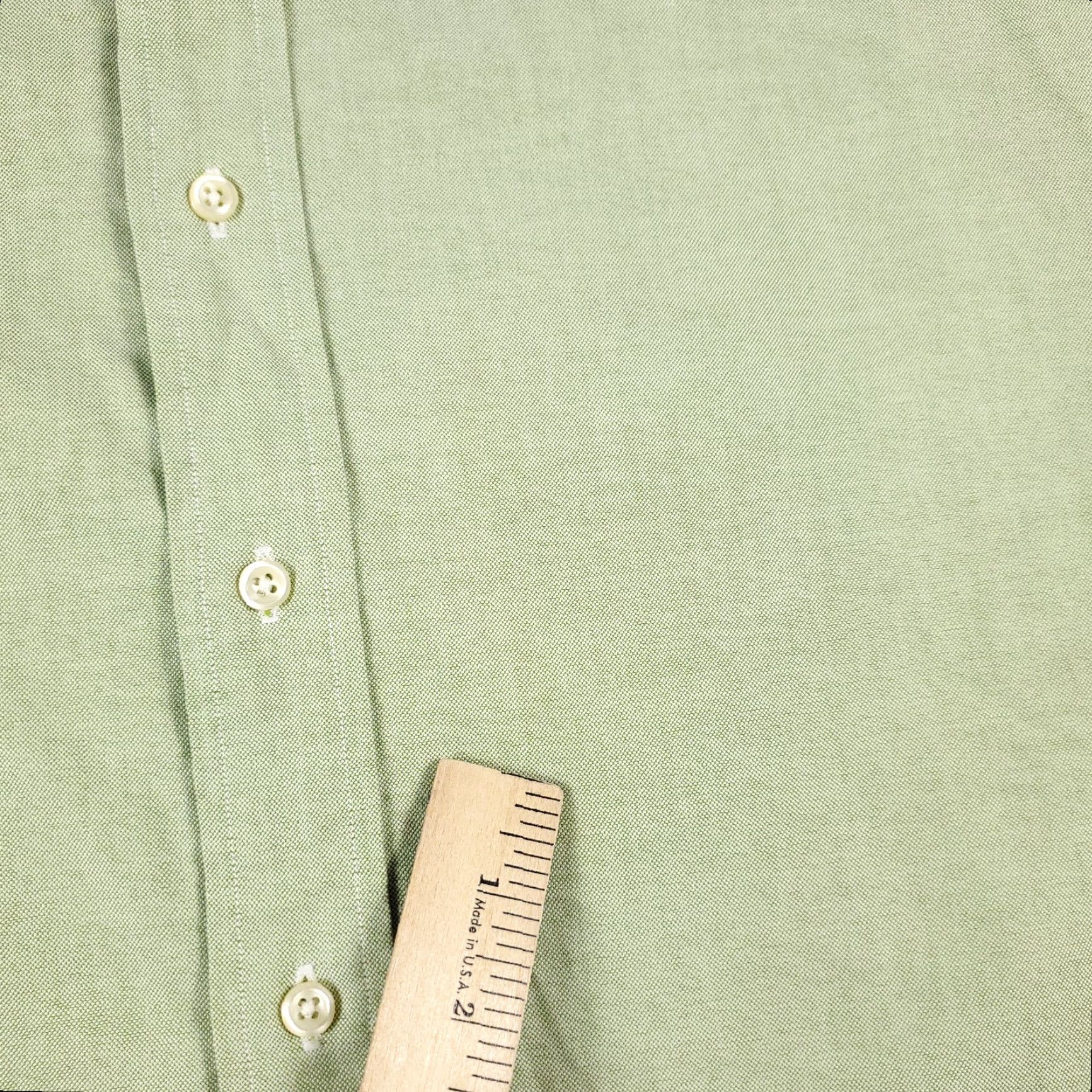 Ralph Lauren Ralph Lauren Dress Shirt Mens 17 Green Pony Button-Down Long Sleeve Size 46R - 4 Thumbnail