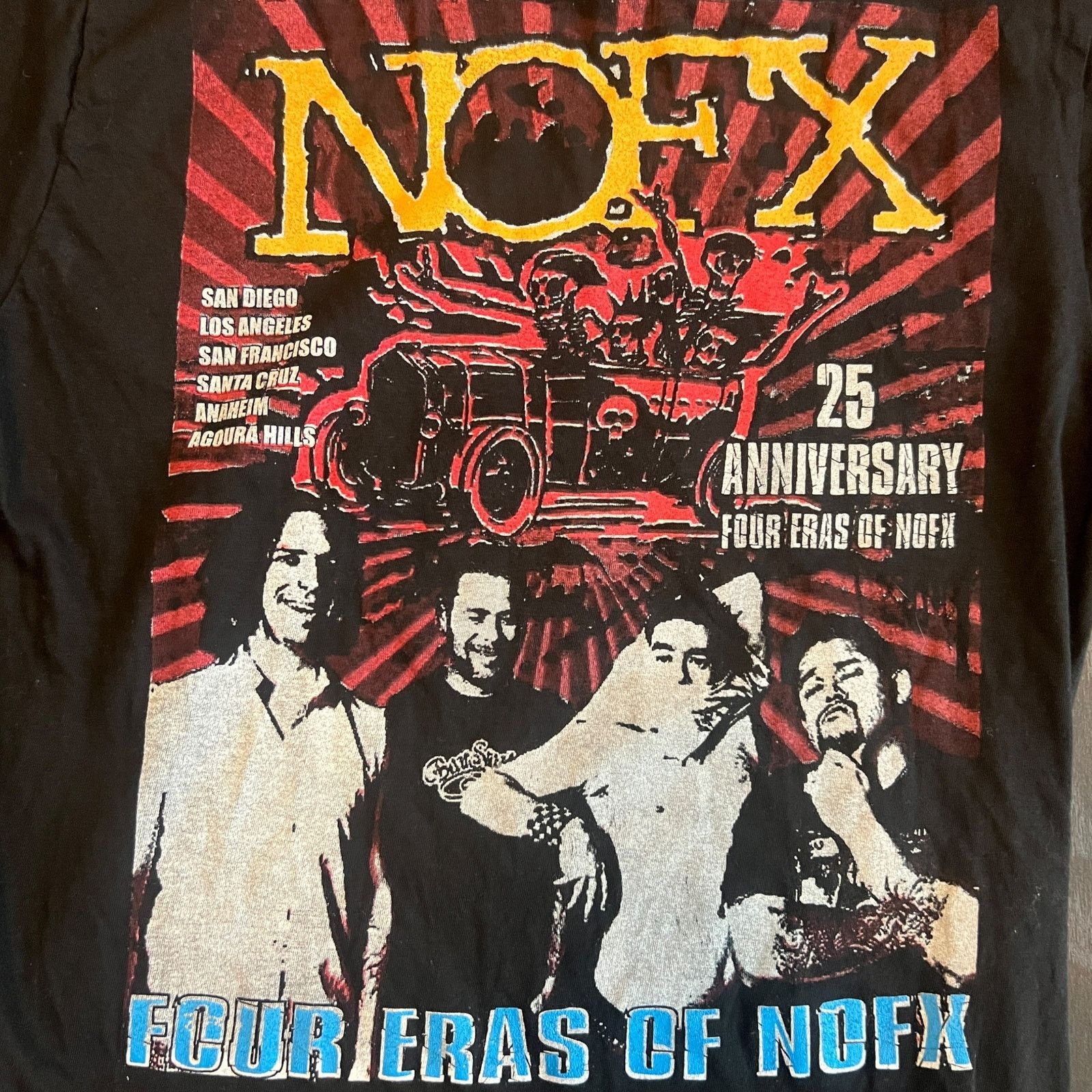 Band Tees NOFX Band - Black 25th Anniversary T-Shirt Size S Size US S / EU 44-46 / 1 - 5 Thumbnail