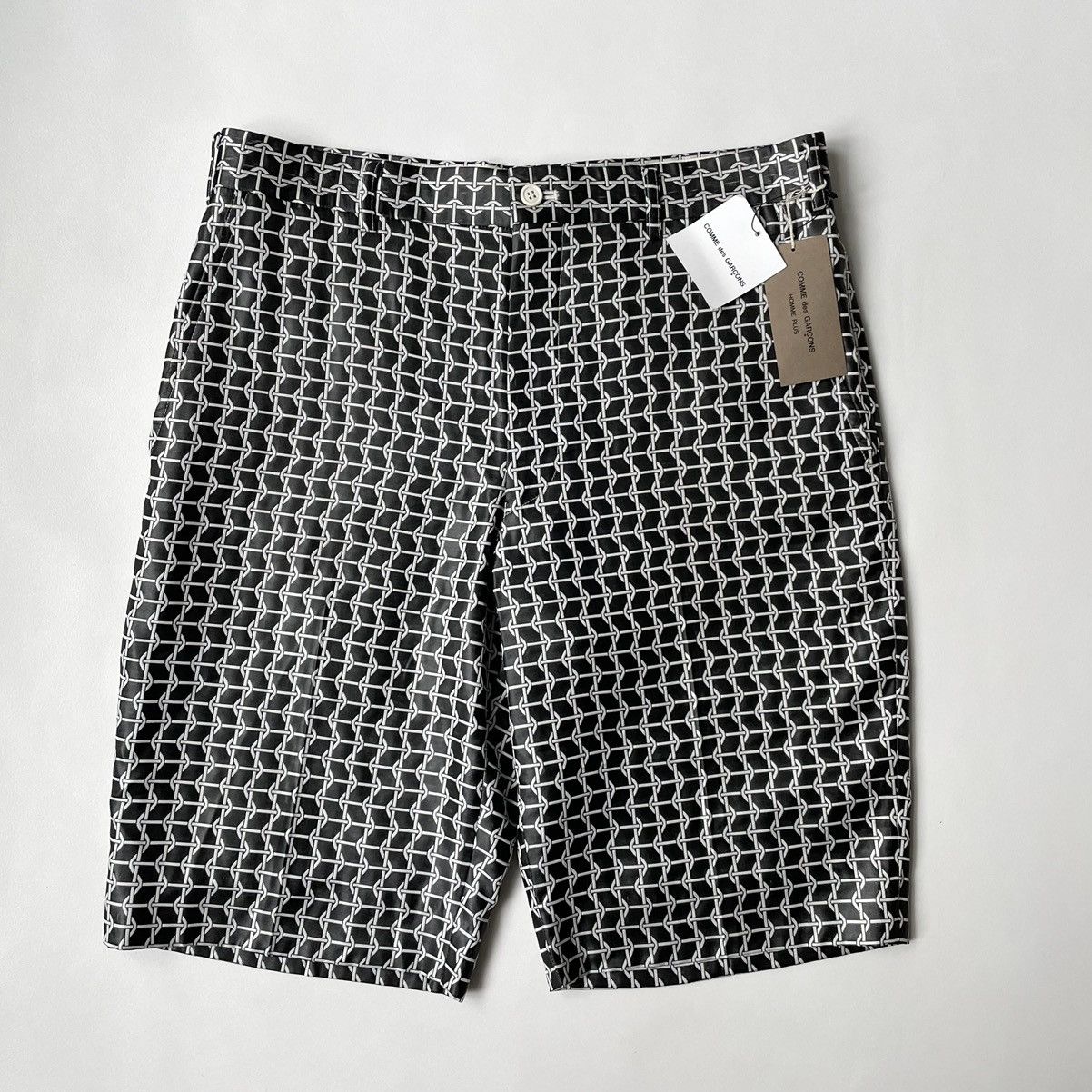 Comme des Garcons S/S 12 ‘Chain Patterned’ Nylon Shorts Size US 32 / EU 48 - 14 Thumbnail