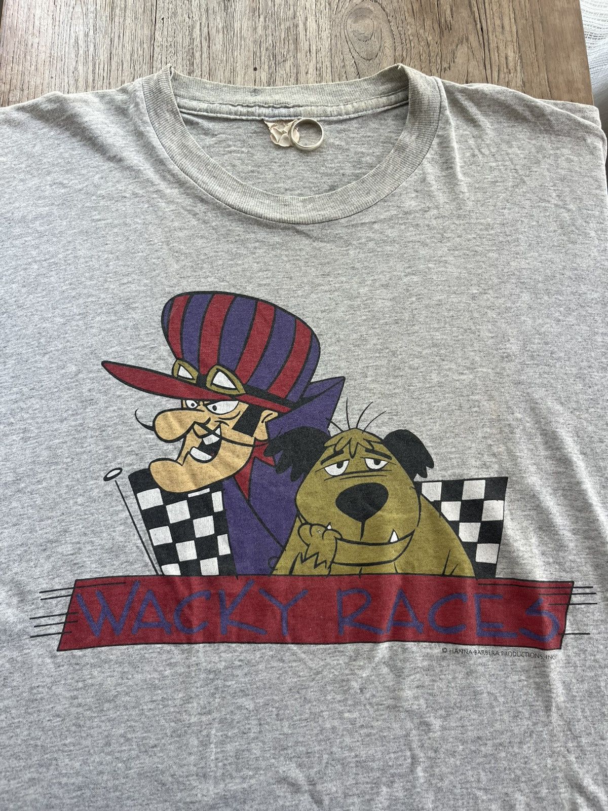 Cartoon Network × Vintage Vintage WACKY RACES 90’s Hanna-Barbera Production Tshirt Size US XL / EU 56 / 4 - 5 Thumbnail