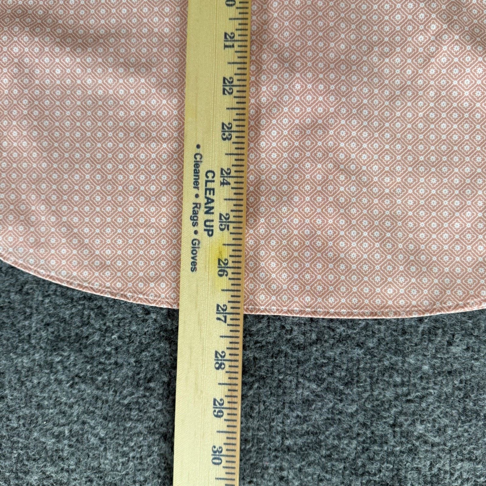 UNTUCKit UNTUCKit Mens Small Short Sleeve Button Up Shirt Pink Size US S / EU 44-46 / 1 - 5 Thumbnail