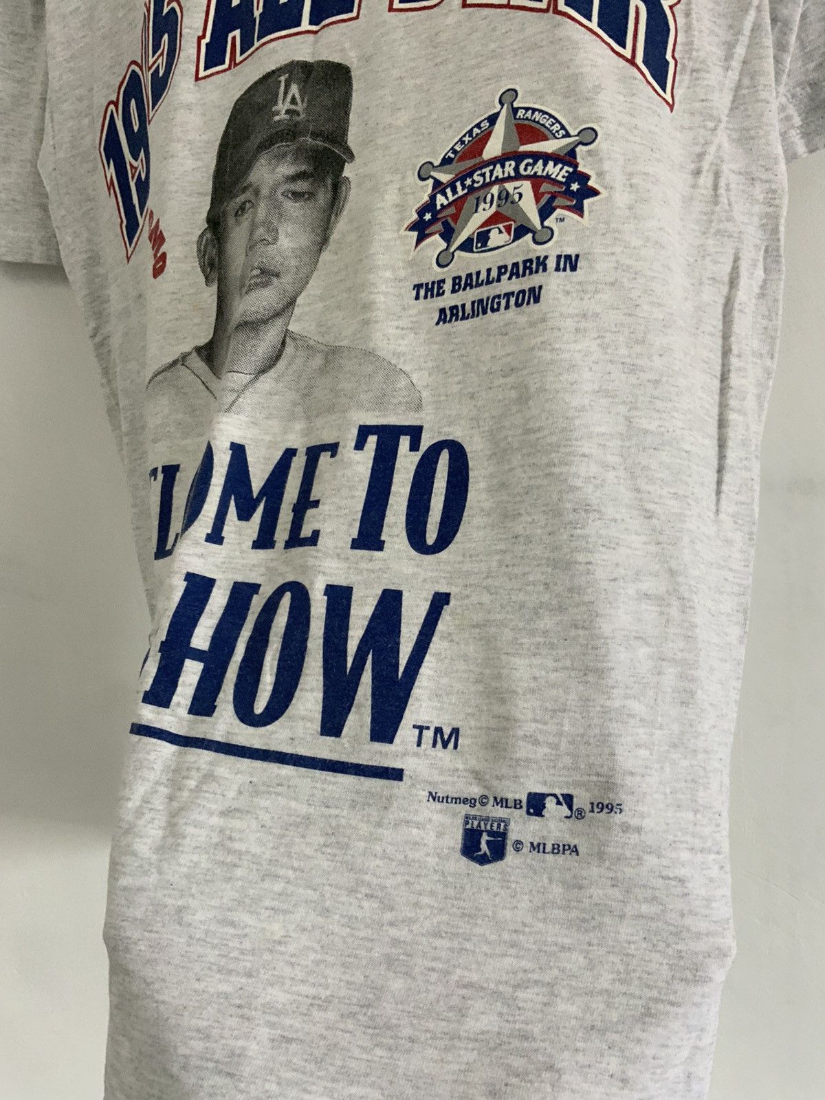 Nutmeg Vintage 1995 All-Star Hideo Nomo Nutmeg Mills Tee Size US M / EU 48-50 / 2 - 6 Thumbnail