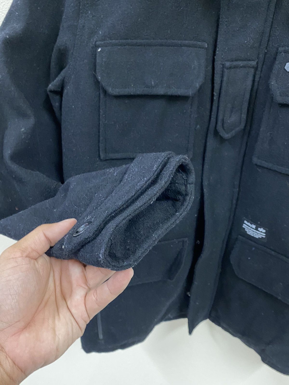 Alpha Industries Hurley X By Alpha Industries 65 Wool Military Cargo Jacket Size US M / EU 48-50 / 2 - 8 Thumbnail