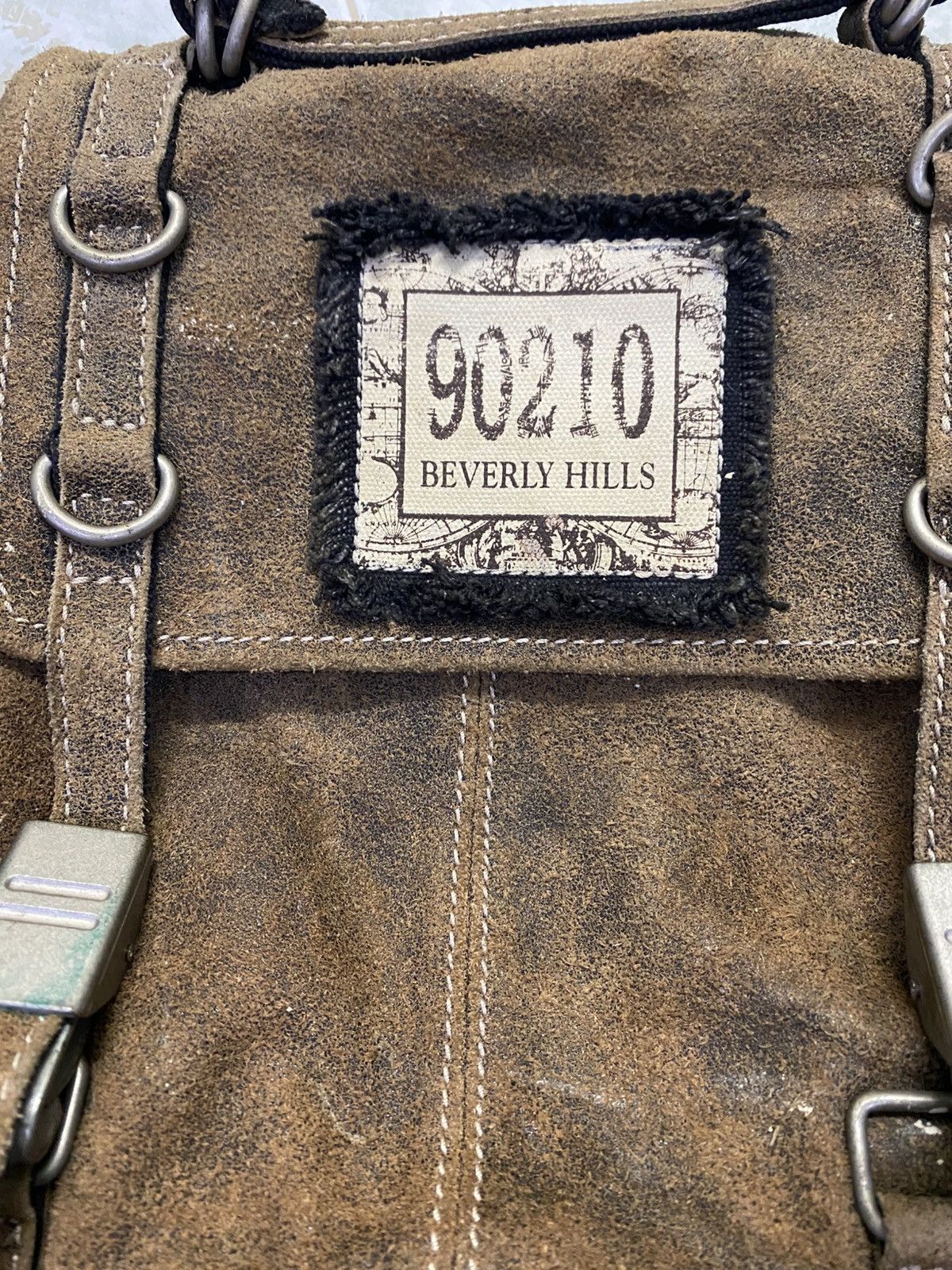 Genuine Leather × If Six Was Nine Rare Vintage Beverly Hills Leather Sling Bag Size ONE SIZE - 12 Thumbnail