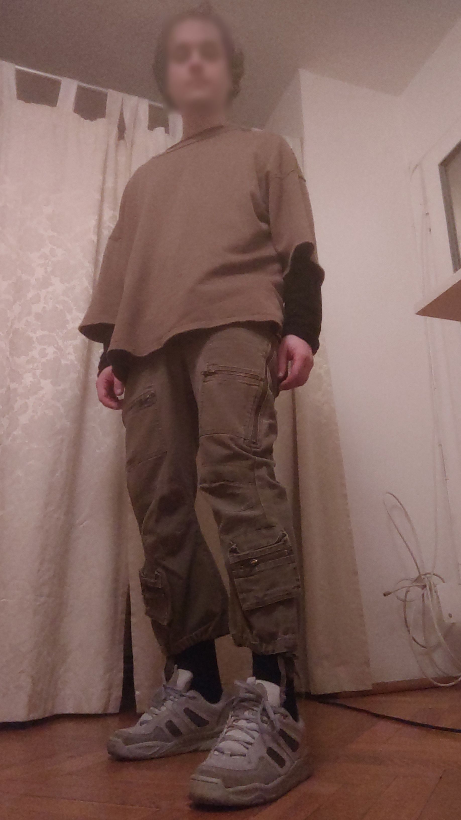 Japanese Brand × Vintage Detailed Cargo Pants Flared Hacker opium y2k Baggy Bootcut Size US 31 - 6 Thumbnail